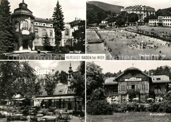 Baden Wien Kuranstalt Thermal Strandbad Rudolfshof