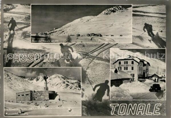 Tonalepass Gebirgspass Alpen Wintersportplatz