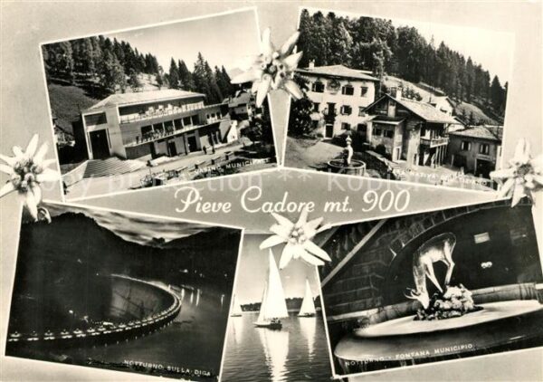 Pieve Cadore Casino Talsperre Brunnen