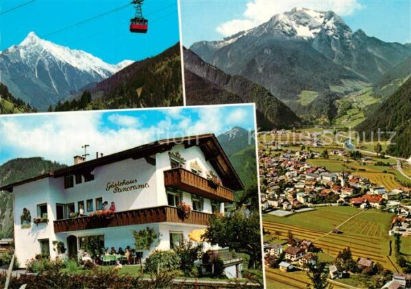 Mayrhofen Zillertal Gästehaus Pension Bergbahn Gesamtansich