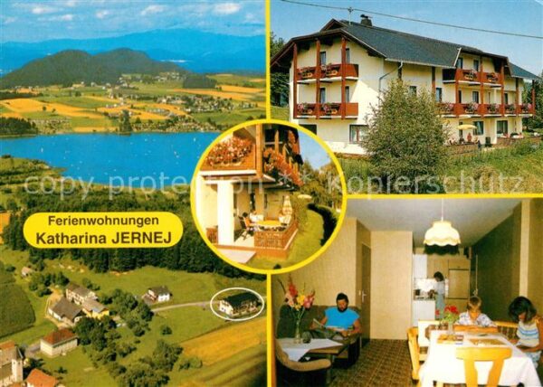St Primus Turnersee Ferienwohnungen Jerney Fliegeraufnahme