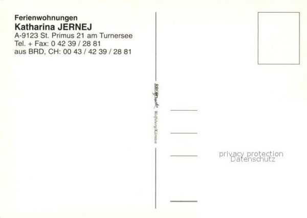 St Primus Turnersee Ferienwohnungen Jerney Fliegeraufnahme – Bild 2