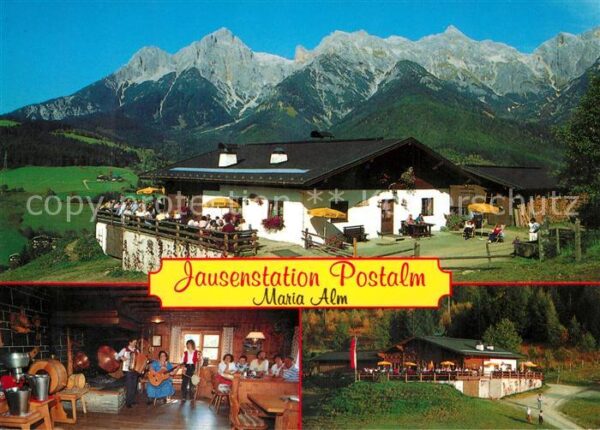Maria Alm Steinernen Meer Jausenstation Postalm am Steinernen Mee