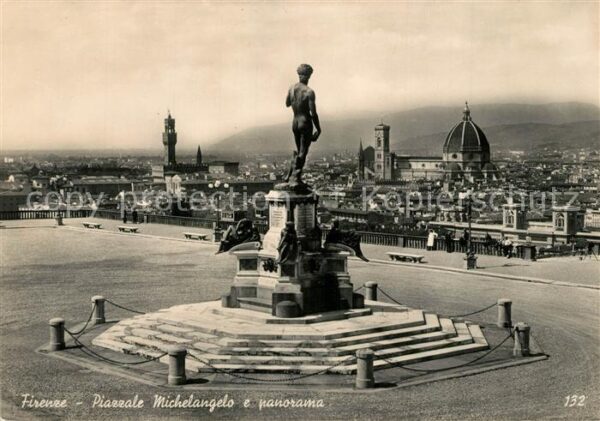 Firenze Florenz Piazzale Michelangelo e panorama