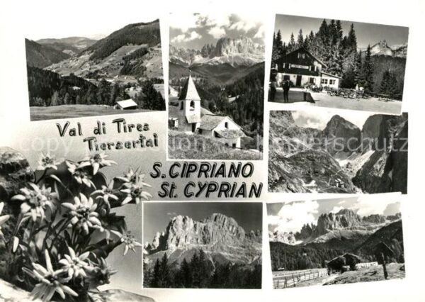 San Cipriano Panorama Val di Tires Dolomiti Tiersert