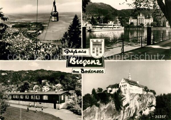 Bregenz Vorarlberg Pfänder Bergbahn Uferpartie am Bodensee