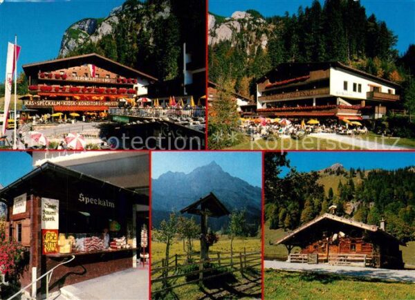 Hinterriss Tirol Alpengasthof und Alpencafe Eng Grosser