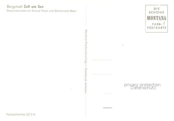 Zell See Seepromenade mit Grand Hotel Fahrgastsc – Bild 2