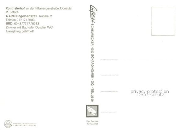 Engelhartszell Donau Oberoesterreich Rothalerhof Nibelungenstrasse Panorama – Bild 2