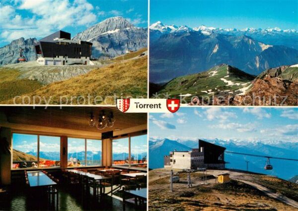 Torrent Tourengebiet Bergstation Luftseilbahn R