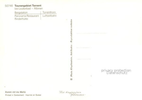 Torrent Tourengebiet Bergstation Luftseilbahn R – Bild 2