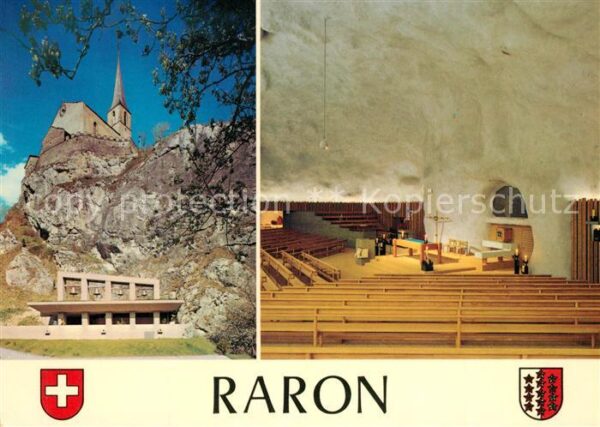 Raron VS Burgkirche und Felskirche St Michael In