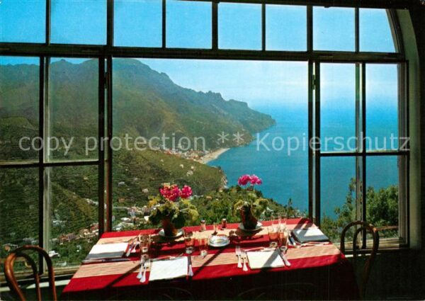 Ravello Hotel Palumbo veduta dal Ristorante Küs