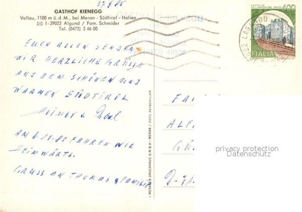 Vellau Gasthof Kienegg Gaststube Alpen – Bild 2
