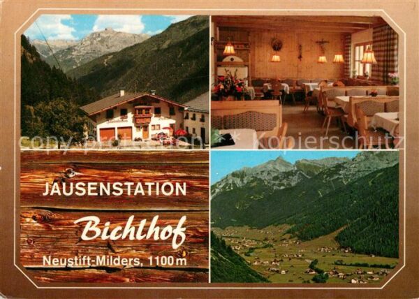Milders Jausenstation Bichlhof Landschaftspanor