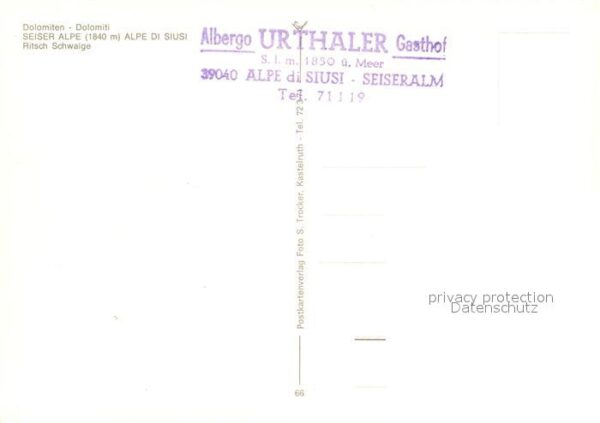 Seiser Alm Dolomiten Albergo Urthaler Alm Bergbauer Dolomite – Bild 2