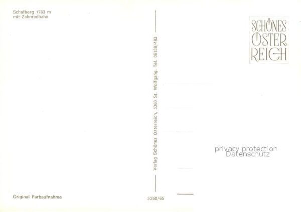 Schafberg Salzkammergut Zahnradbahn Berghotel Restaurant Talsta – Bild 2