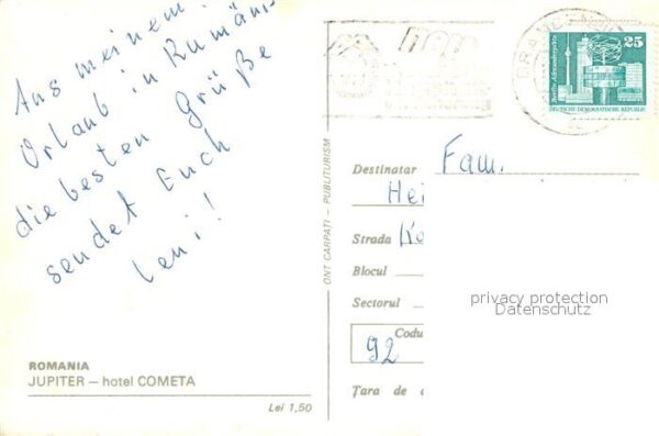Jupiter Rumaenien Hotel Cometa – Bild 2