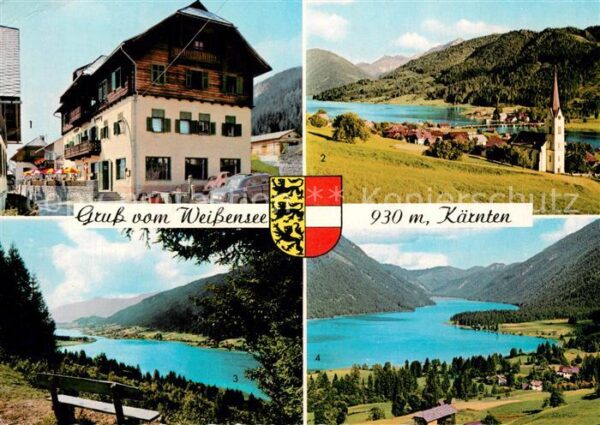 Weissensee Kaernten Gasthof Herzog Gatschach Techendorf Pan