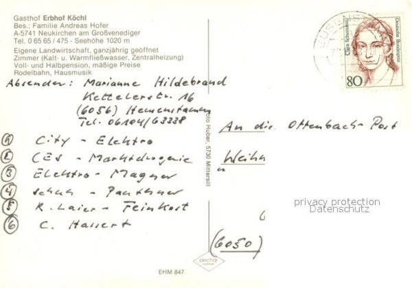 Neukirchen Grossvenediger Gasthof Erbhof Köchl Gaststube Garten A – Bild 2