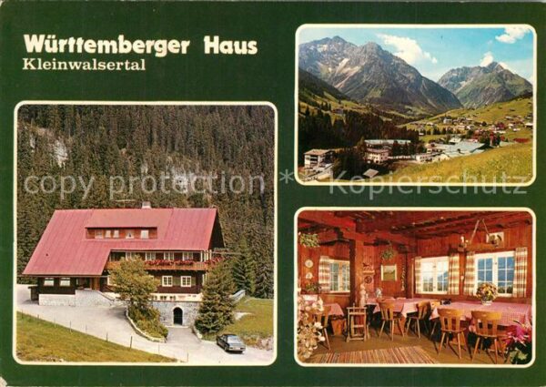 Hirschegg Kleinwalsertal Vorarlberg Jugend- und Freizeitheim Württemberg Ha