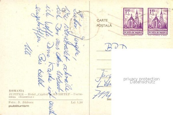 Jupiter Rumaenien Hotel Capitol Tennisplatz Swimming Pool – Bild 2