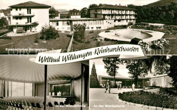 Reinhardshausen Kursanatorium Hartenstein Wandelhalle I