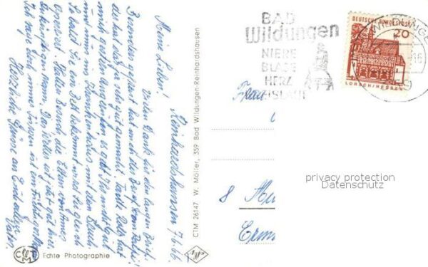 Reinhardshausen Kursanatorium Hartenstein Wandelhalle I – Bild 2