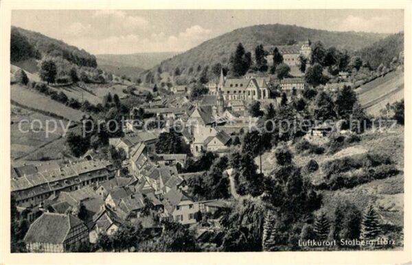 Stolberg Harz Panorama Luftkurort