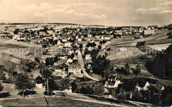 Seiffen Erzgebirge Stadtpanorama Blick von der Friedenshöh