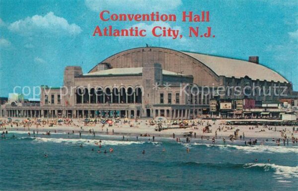 Atlantic City New Jersey Convention Hall Beach