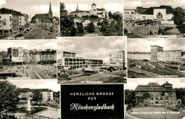 Moenchengladbach Alter Markt Bahnhofsvorplatz Bismarckpl