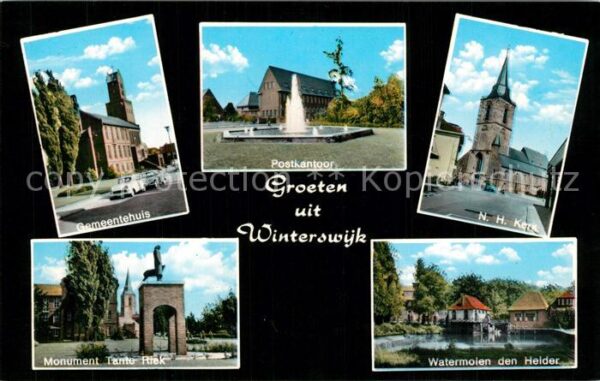 Winterswijk Gemeentehuis Monument Tante Riek Postka