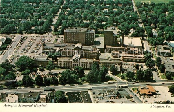 Abington Pennsylvania Memorial Hospital aerial view