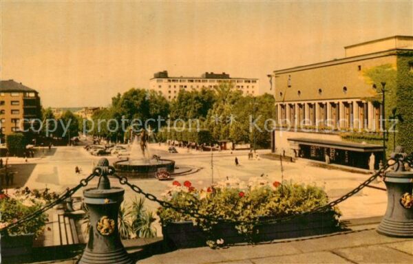 Goeteborg Götaplatsen och Park Avenue Hotel Brunn