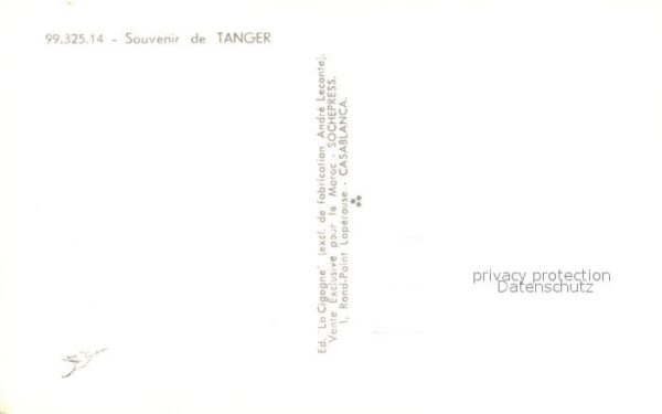 Tanger Tangier Tangiers Küste Promenade Stadtpanorama Torbogen – Bild 2