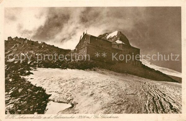 Heiligenblut Kaernten Erzherzog Johann Hütte an der Adlersruh