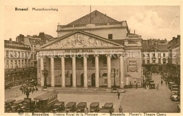 Bruxelles Bruessel Muntschouwburg Théâtre Royal de la Monn
