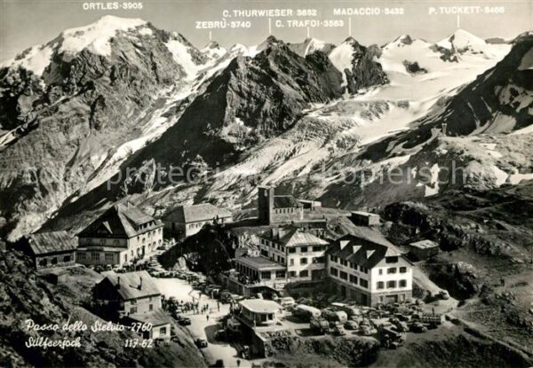 Stilfserjoch Passo dello Stelvio Passo dello Stelvio Gebirgspanorama Ort