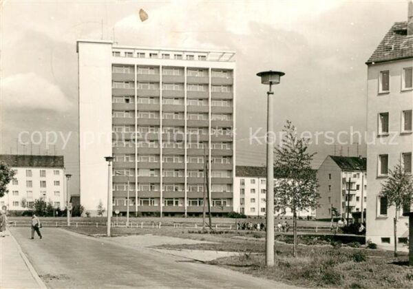 Sangerhausen Suedharz Hochhaus Siedlung