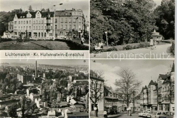 Lichtenstein Hohenstein-Ernstthal Teilansicht Anlagen am Parkschlösschen