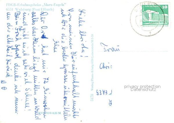 Walsburg FDGB Erholungsheim Marx Engels – Bild 2