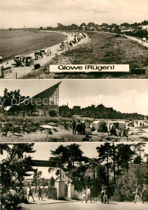 Glowe Ruegen Strand Promenade Jugendherberge