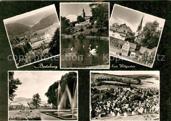 Bad Berleburg Panorama Kneipp Heilbad Schwanenteich F