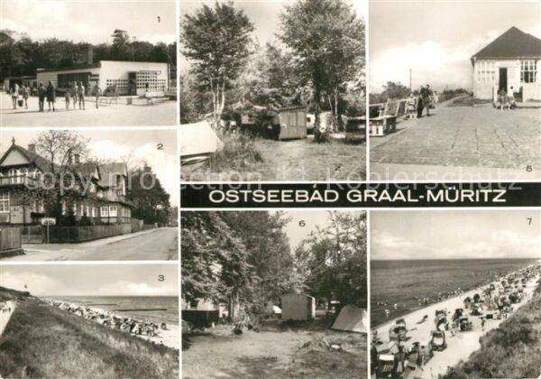 Graal-Mueritz Ostseebad Broiler Gaststätte Sanatorium Strand Ze