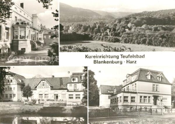 Blankenburg Harz Teufelsbad Kurhaus Waldmühle Landschaft