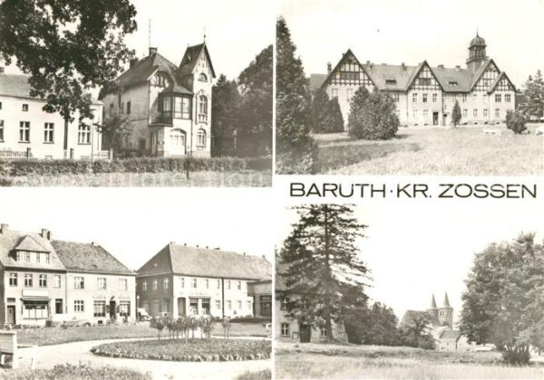 Baruth Mark Teilansichten Gaststätte Cafe Kirche