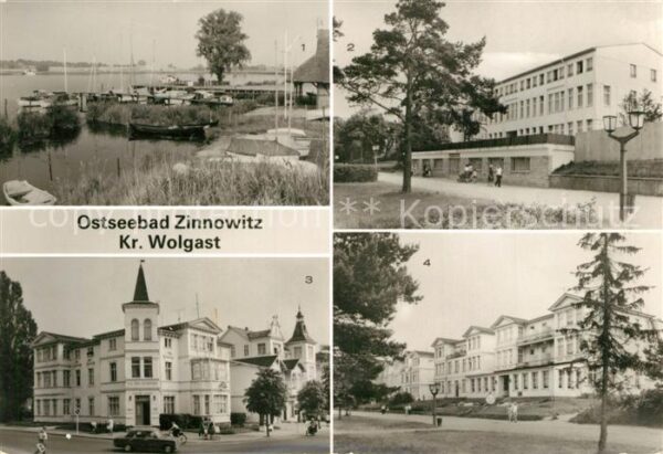 Zinnowitz Ostseebad Hafen am Achterwasser Erholungsheim Rat