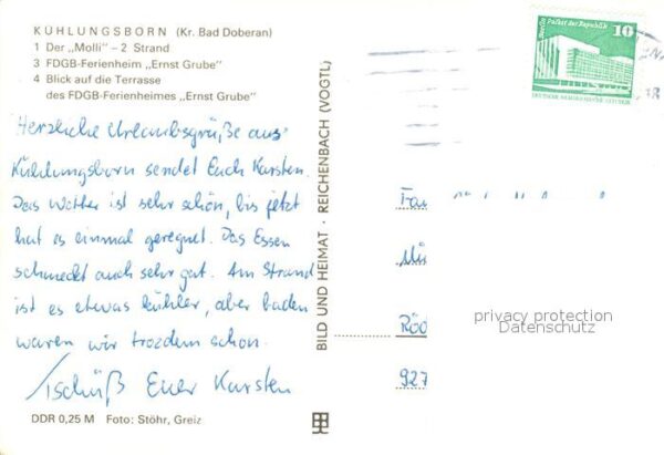 Kuehlungsborn Ostseebad Molli Inselbahn Dampflokomotive FDGB Fe – Bild 2