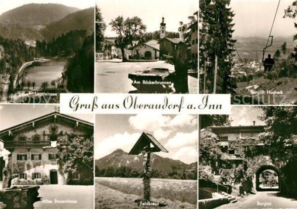 Oberaudorf Lugsteinsee Bäckerbrunnen Berglift Hoch